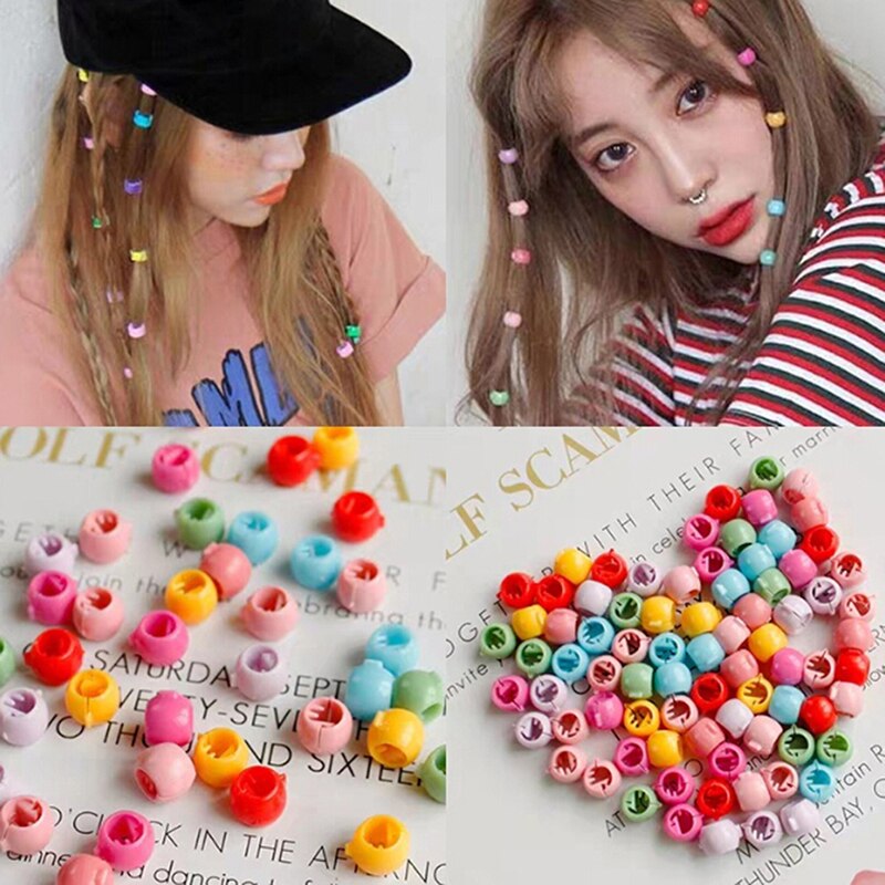 100pcs  ȥ Ӹ  ĳġ ĵ ÷  Ŭ Ӹ ̴ öƽ Ŭ   Ӹ   ׼